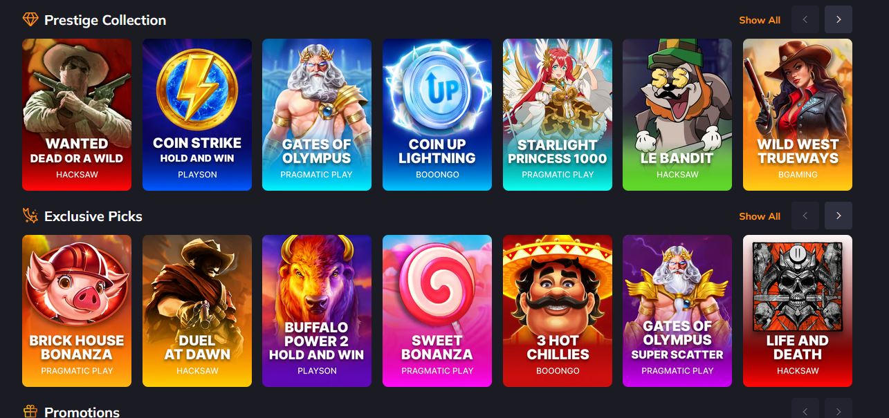 Vegastars Casino